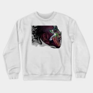 Face Painting Crewneck Sweatshirt